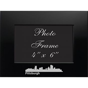 4 x 6  Metal Picture Frame - Pittsburgh City Skyline