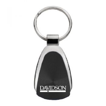 Teardrop Shaped Keychain Fob - Davidson Wildcats