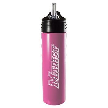 24 oz Stainless Steel Sports Water Bottle - Marist Red Foxes