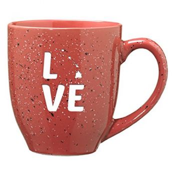 16 oz Ceramic Coffee Mug with Handle - Hawaii Love - Hawaii Love