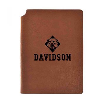 Leather Hardcover Notebook Journal - Davidson Wildcats
