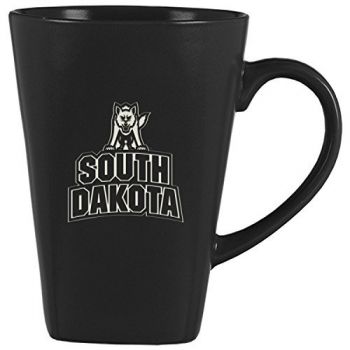 14 oz Square Ceramic Coffee Mug - South Dakota Coyotes