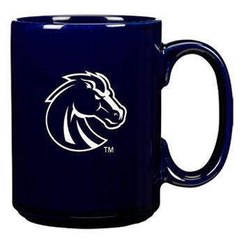 15 oz Ceramic Coffee Mug with Handle - Boise State Broncos