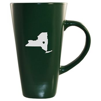 16 oz Square Ceramic Coffee Mug - I Heart New York - I Heart New York