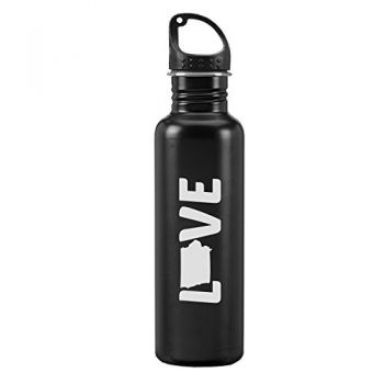 24 oz Reusable Water Bottle - Iowa Love - Iowa Love