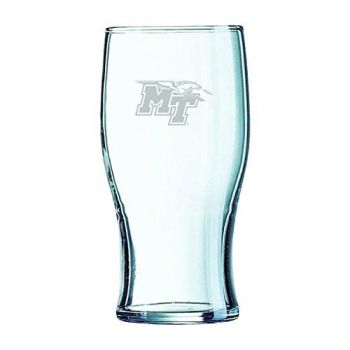 19.5 oz Irish Pint Glass - MTSU Raiders