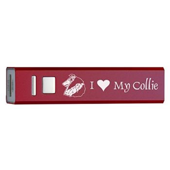 Quick Charge Portable Power Bank 2600 mAh  - I Love My Collie