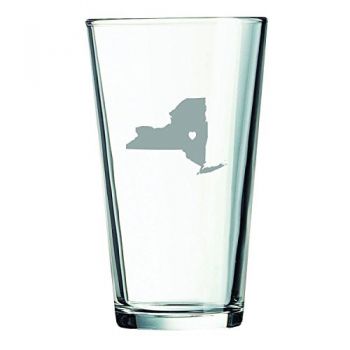16 oz Pint Glass  - I Heart New York - I Heart New York