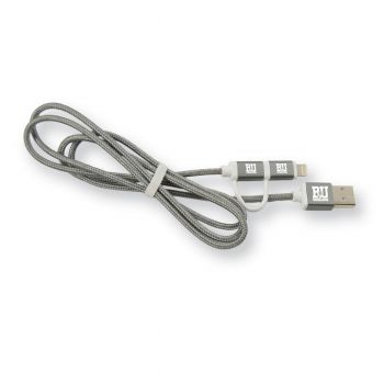 2 in 1 Charging Cord, Micro USB and MFI Certified Lightning Cable  - Boston University