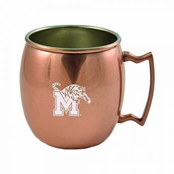 16 oz Stainless Steel Copper Toned Mug - Memphis Tigers