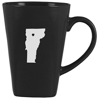 14 oz Square Ceramic Coffee Mug - I Heart Vermont - I Heart Vermont