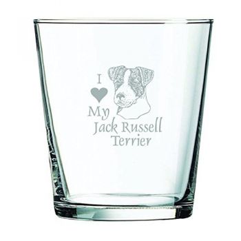 13 oz Cocktail Glass  - I Love My Jack Russel Terrier