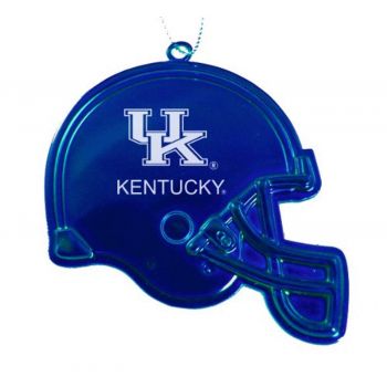 Football Helmet Pewter Christmas Ornament - Kentucky Wildcats
