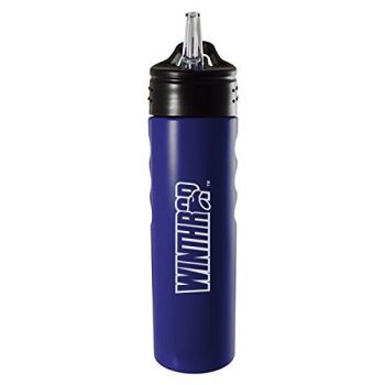 24 oz Stainless Steel Sports Water Bottle - Winthrop Eagles