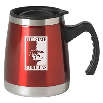 16 oz Stainless Steel Coffee Tumbler - PITT State Gorillas