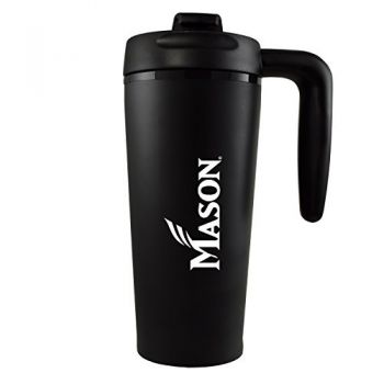 16 oz Insulated Tumbler with Handle - George Mason Patriots