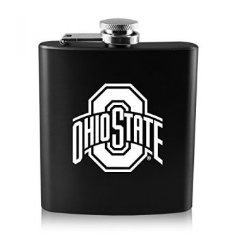 6 oz Stainless Steel Hip Flask - Ohio State Buckeyes