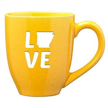16 oz Ceramic Coffee Mug with Handle - Arkansas Love - Arkansas Love