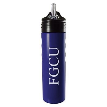 24 oz Stainless Steel Sports Water Bottle - Florida Gulf Coast Eagles