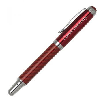 Carbon Fiber Rollerball Twist Pen - Cornell Big Red