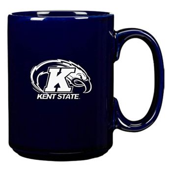 15 oz Ceramic Coffee Mug with Handle - Kent State Eagles