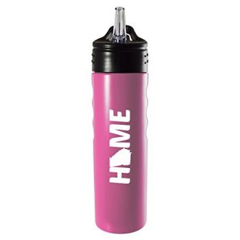 24 oz Stainless Steel Sports Water Bottle - Georgia Home Themed - Georgia Home Themed