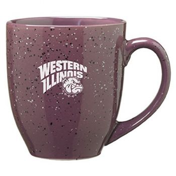 16 oz Ceramic Coffee Mug with Handle - Western Illinois Leathernecks