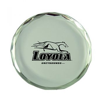 Crystal Paper Weight - Loyola Maryland Greyhounds