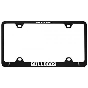 Stainless Steel License Plate Frame - Citadel Bulldogs