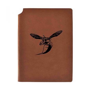 Leather Hardcover Notebook Journal - Delaware State Hornets