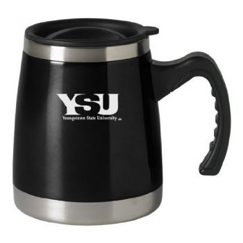 16 oz Stainless Steel Coffee Tumbler - Youngstown State Penguins