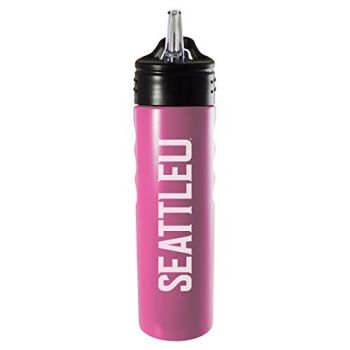 24 oz Stainless Steel Sports Water Bottle - Seattle Red Hawks
