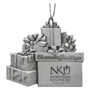 Pewter Gift Display Christmas Tree Ornament - NKU Norse
