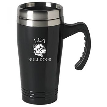 16 oz Stainless Steel Coffee Mug with handle - Liberty Flames