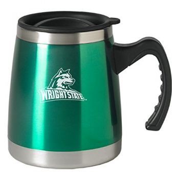 16 oz Stainless Steel Coffee Tumbler - Wright State Raiders