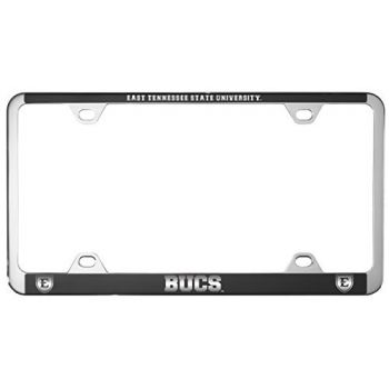 Stainless Steel License Plate Frame - ETSU Buccaneers