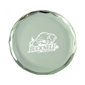 Crystal Paper Weight - Bucknell Bison