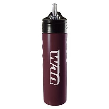 24 oz Stainless Steel Sports Water Bottle - ULM Warhawk
