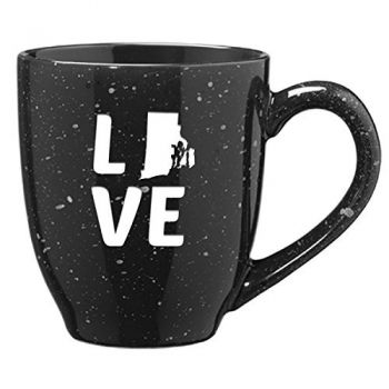 16 oz Ceramic Coffee Mug with Handle - Rhode Island Love - Rhode Island Love