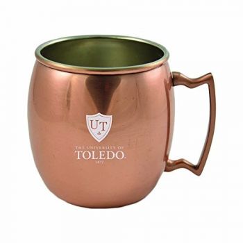 16 oz Stainless Steel Copper Toned Mug - Toledo Rockets