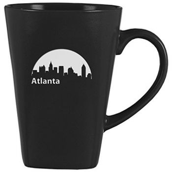 14 oz Square Ceramic Coffee Mug - Atlanta City Skyline