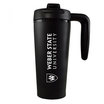 16 oz Insulated Tumbler with Handle - Weber State Wildcats