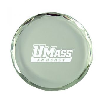Crystal Paper Weight - UMass Amherst