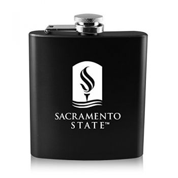 6 oz Stainless Steel Hip Flask - Sacramento State Hornets