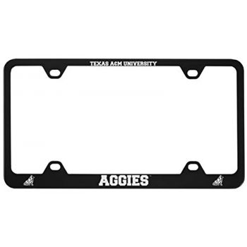 Stainless Steel License Plate Frame - Texas A&M Aggies