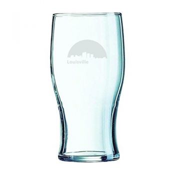 19.5 oz Irish Pint Glass - Louisville City Skyline