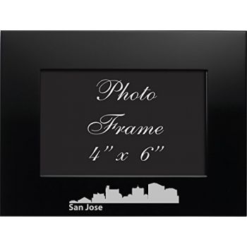 4 x 6  Metal Picture Frame - San Jose City Skyline
