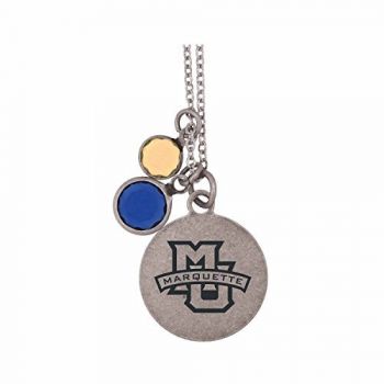 NCAA Charm Necklace - Marquette Golden Eagles