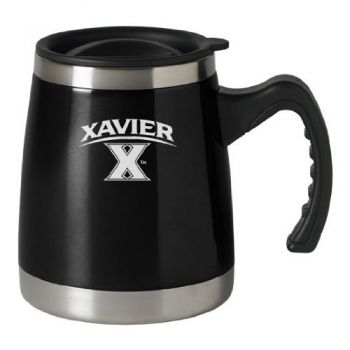 16 oz Stainless Steel Coffee Tumbler - Xavier Musketeers