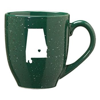 16 oz Ceramic Coffee Mug with Handle - I Heart Alabama - I Heart Alabama